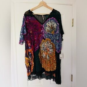NWT Free People Exploded Flora Kaftan